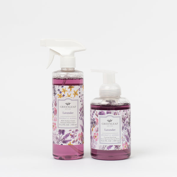 Dynamic Duo-Multi Surface and Foaming Hand Soap-Lavender