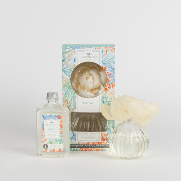 Seaspray Flower Diffuser & Fragrance Oil Refill