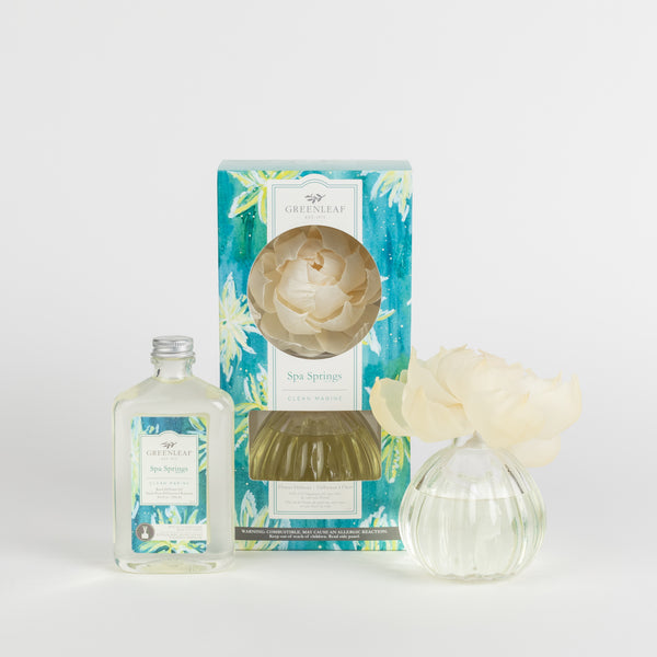 Spa Springs Flower Diffuser & Fragrance Oil Refill